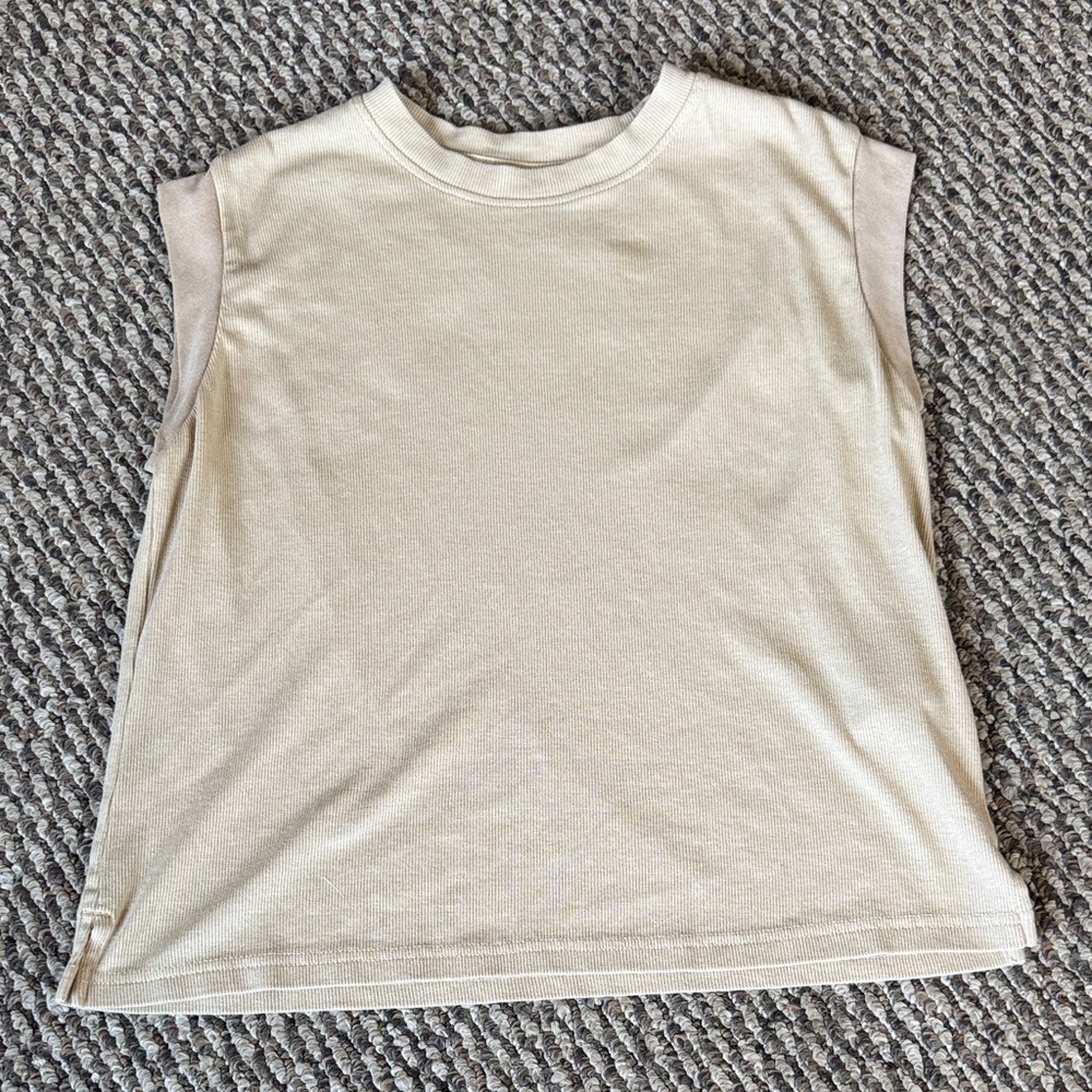 Ariat Women's Tan Sleeveless Loose Tank Top